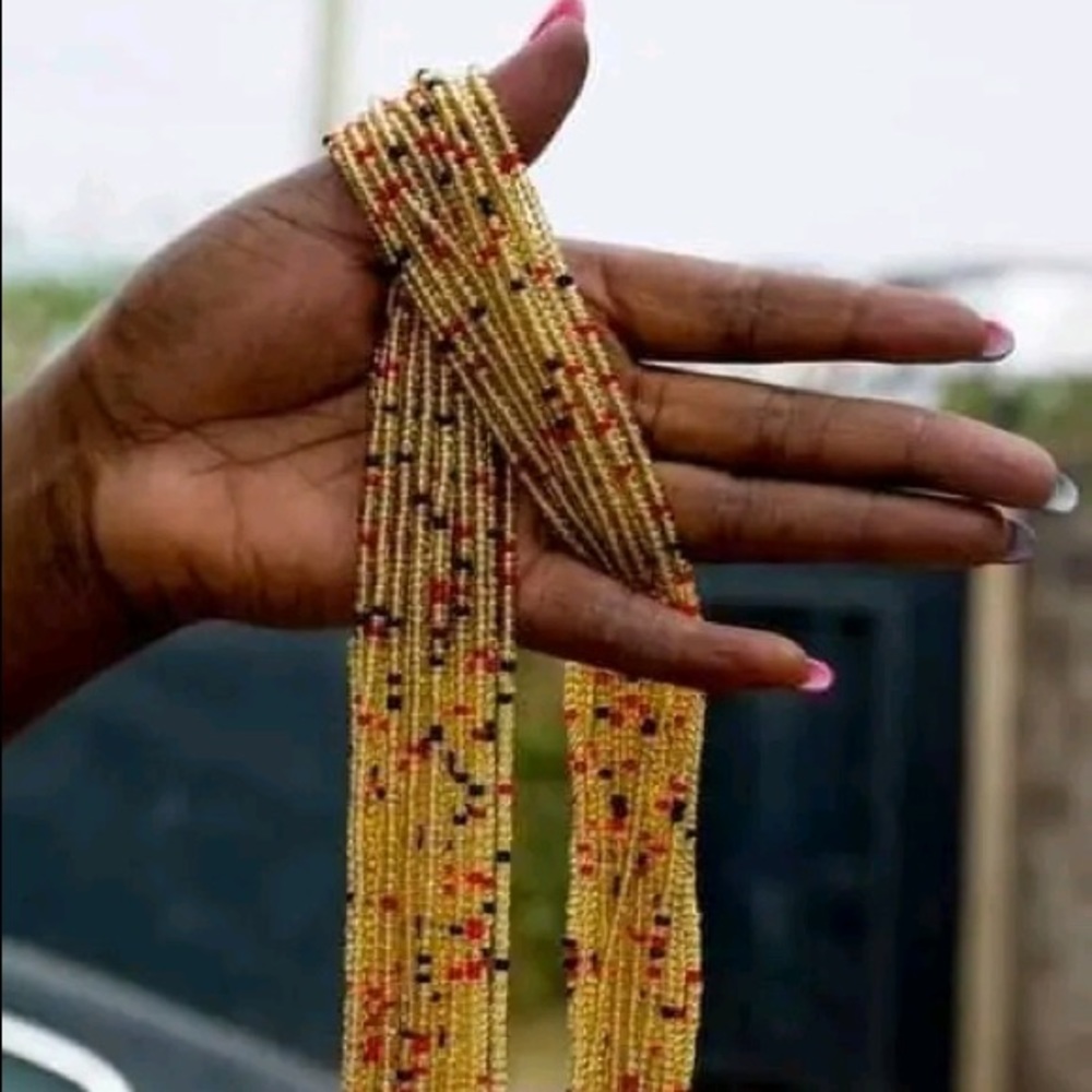 Waist beads. 4 strands.